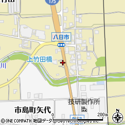兵庫県丹波市市島町上竹田1070-1周辺の地図