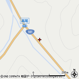 鳥取県日野郡日野町高尾1216-1周辺の地図