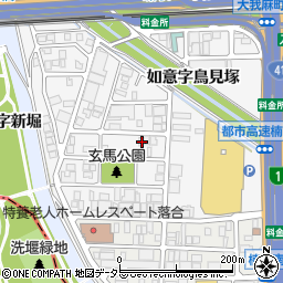 愛知県名古屋市北区玄馬町166周辺の地図