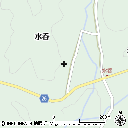 京都府船井郡京丹波町水呑本庄周辺の地図