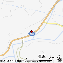 鳥取県日野郡日南町菅沢854-3周辺の地図