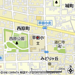 名古屋市立平田小学校周辺の地図