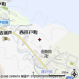 愛知県瀬戸市西拝戸町33周辺の地図