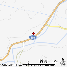 鳥取県日野郡日南町菅沢868周辺の地図