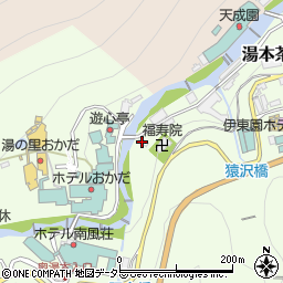 箱根暁亭周辺の地図
