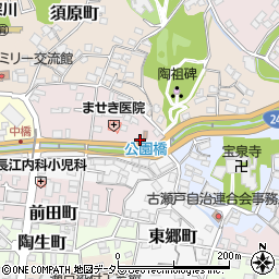 愛知県瀬戸市刎田町16周辺の地図