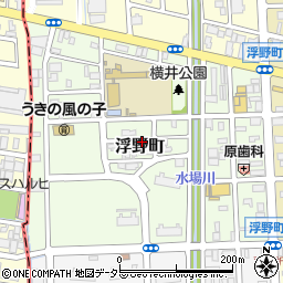 愛知県名古屋市西区浮野町周辺の地図