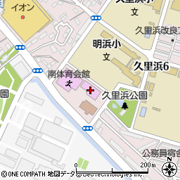横須賀市立南図書館周辺の地図