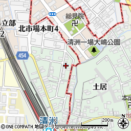 愛知県稲沢市北市場町玄野55周辺の地図