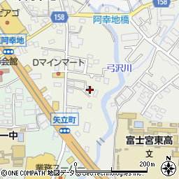 静岡県富士宮市東阿幸地804周辺の地図