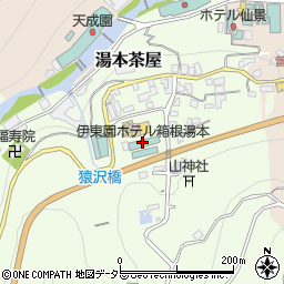 伊東園ホテル箱根湯本周辺の地図