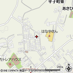 愛知県尾張旭市平子町東57周辺の地図