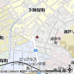 愛知県瀬戸市安戸町14周辺の地図