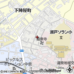 愛知県瀬戸市安戸町70周辺の地図