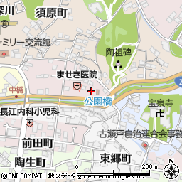 愛知県瀬戸市刎田町24周辺の地図