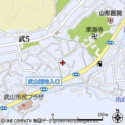 丸武荘周辺の地図
