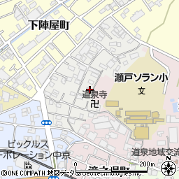 愛知県瀬戸市安戸町71周辺の地図