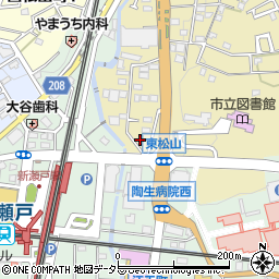 愛知県瀬戸市東松山町3周辺の地図