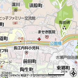 愛知県瀬戸市刎田町6周辺の地図