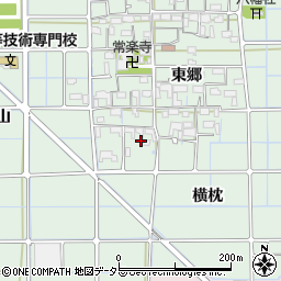 愛知県稲沢市堀之内町深田周辺の地図
