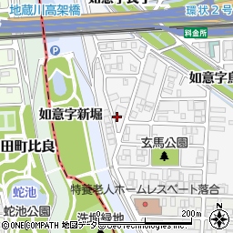 愛知県名古屋市北区玄馬町26周辺の地図