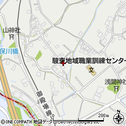 静岡県御殿場市神山1319-3周辺の地図