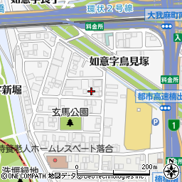 愛知県名古屋市北区玄馬町154周辺の地図
