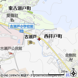 愛知県瀬戸市西拝戸町5周辺の地図