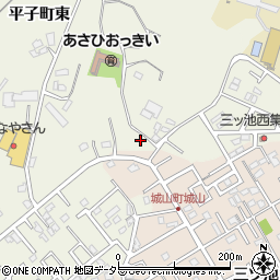 愛知県尾張旭市平子町東175周辺の地図
