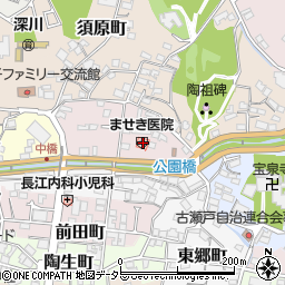 愛知県瀬戸市刎田町31周辺の地図