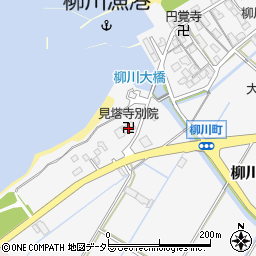 見塔寺別院周辺の地図