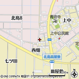 愛知県稲沢市北島町西屋敷40周辺の地図