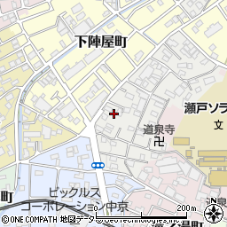 愛知県瀬戸市安戸町16-6周辺の地図