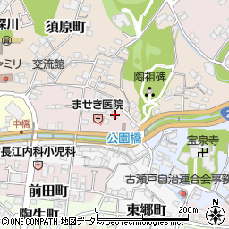 愛知県瀬戸市刎田町55周辺の地図