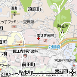 愛知県瀬戸市刎田町34周辺の地図