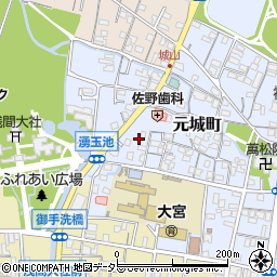 静岡県富士宮市元城町19周辺の地図