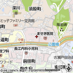 愛知県瀬戸市刎田町35周辺の地図