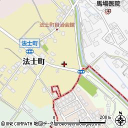 滋賀県彦根市法士町13-1周辺の地図