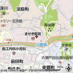 愛知県瀬戸市刎田町53周辺の地図