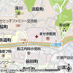 愛知県瀬戸市刎田町41周辺の地図