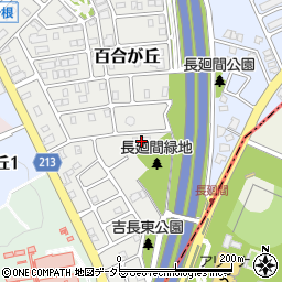 愛知県名古屋市守山区百合が丘1114周辺の地図
