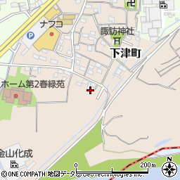 愛知県春日井市下津町722周辺の地図