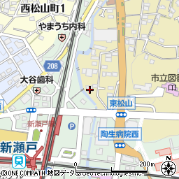 愛知県瀬戸市東松山町7周辺の地図