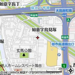 愛知県名古屋市北区玄馬町周辺の地図