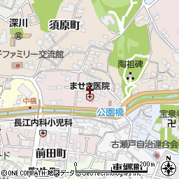 愛知県瀬戸市刎田町52周辺の地図