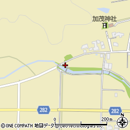 兵庫県丹波市市島町上竹田967-1周辺の地図