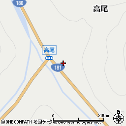 鳥取県日野郡日野町高尾216周辺の地図