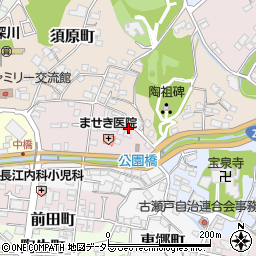 愛知県瀬戸市刎田町58周辺の地図