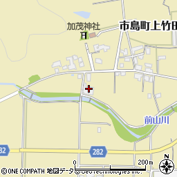 兵庫県丹波市市島町上竹田1008-2周辺の地図