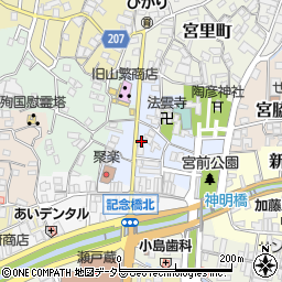 愛知県瀬戸市深川町25周辺の地図